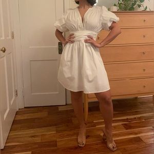 White Zara Dress Womens size XS